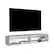 Alt View 1. TuHome - Warrior 59" Floating Tv Stand White MDF - White.
