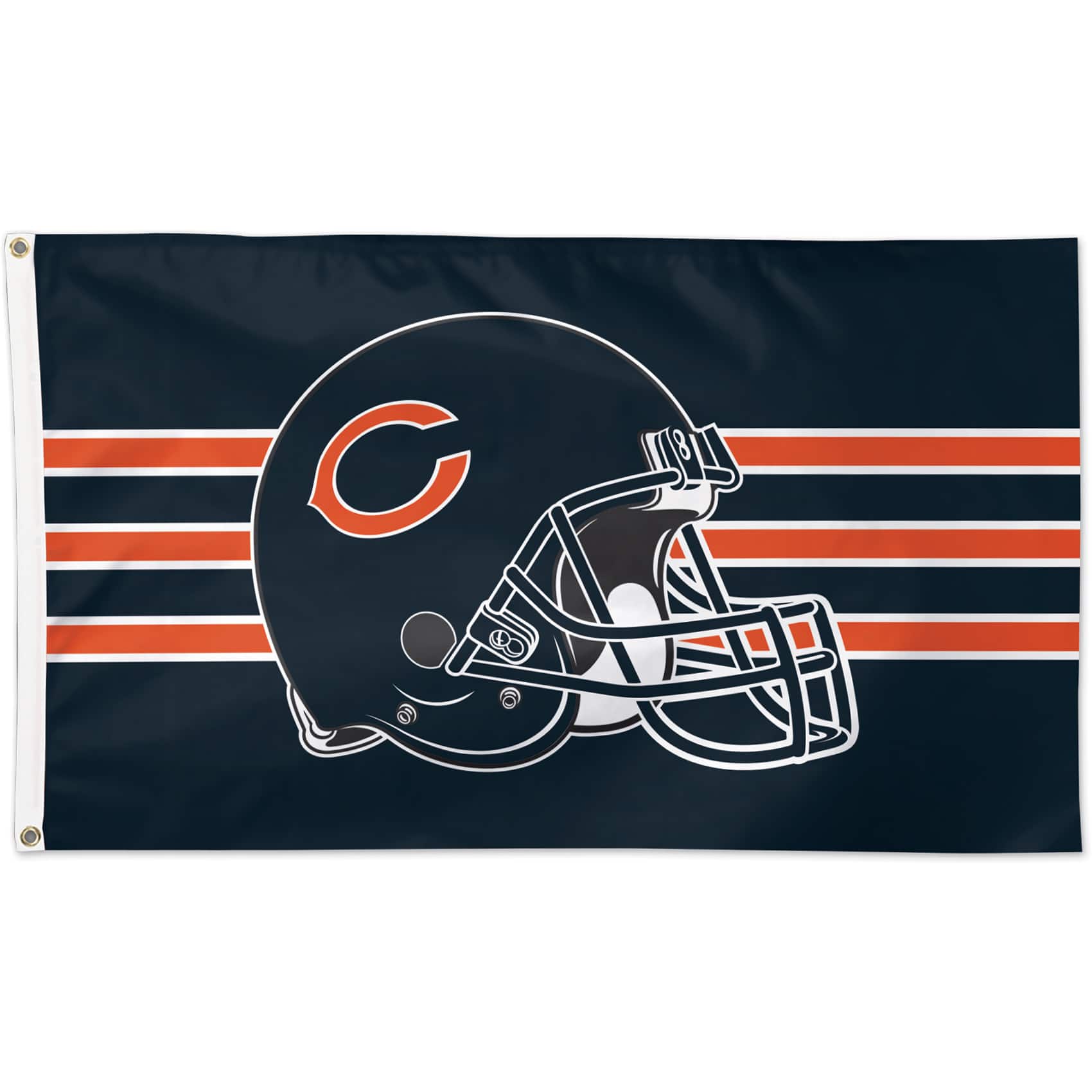 WinCraft - Chicago Bears Single-Sided 3' x 5' Deluxe Helmet Flag - Multicolor