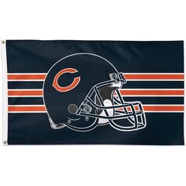 WinCraft - Chicago Bears Single-Sided 3' x 5' Deluxe Helmet Flag - Multicolor