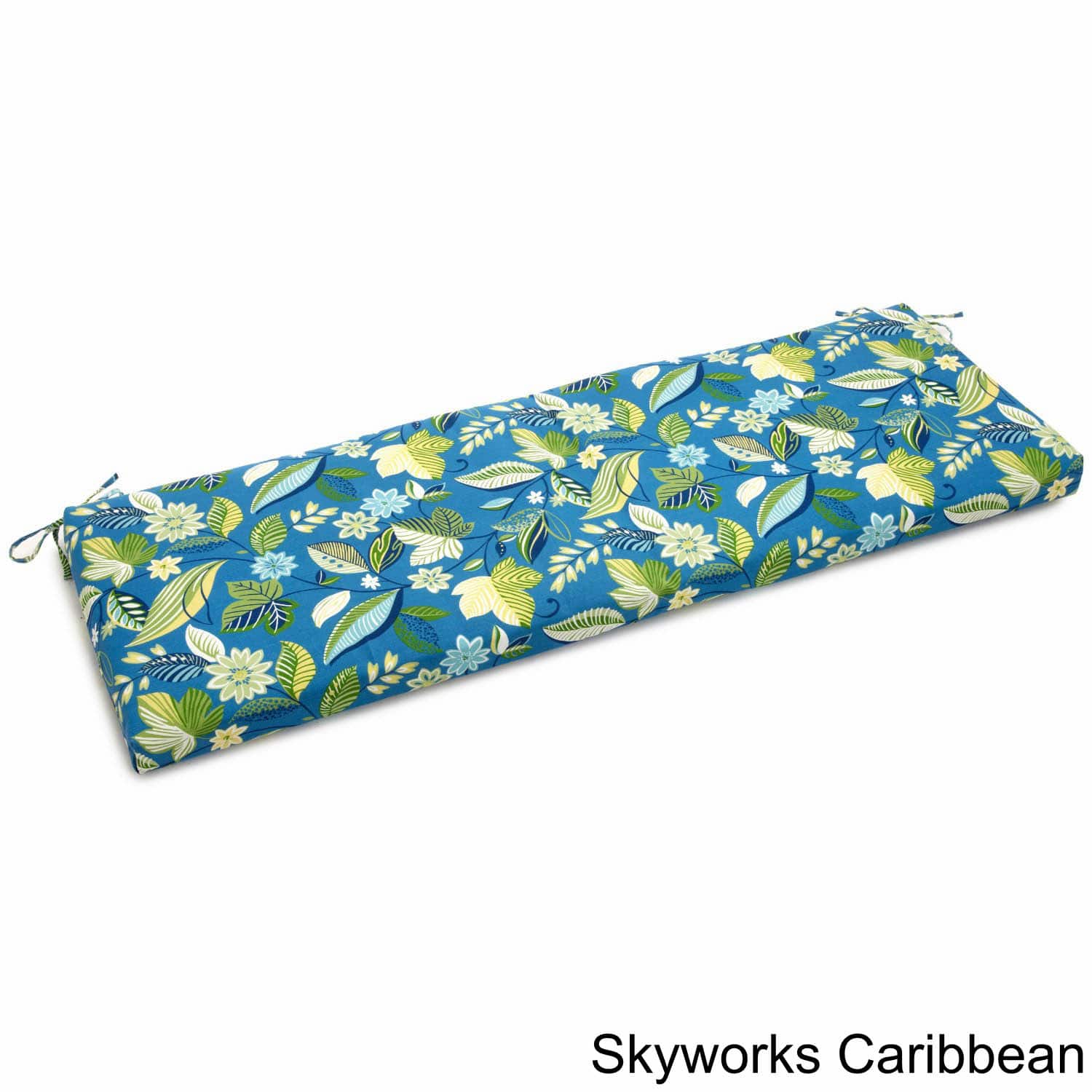Blazing Needles - 57-inch by 19-inch Outdoor Spun Polyester Loveseat Cushion - Skyworks Caribbean price history on PriceWatchPro