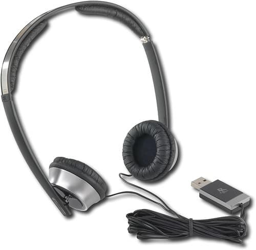 Angle Standard. Acoustic Research - USB On-Ear Headphones.