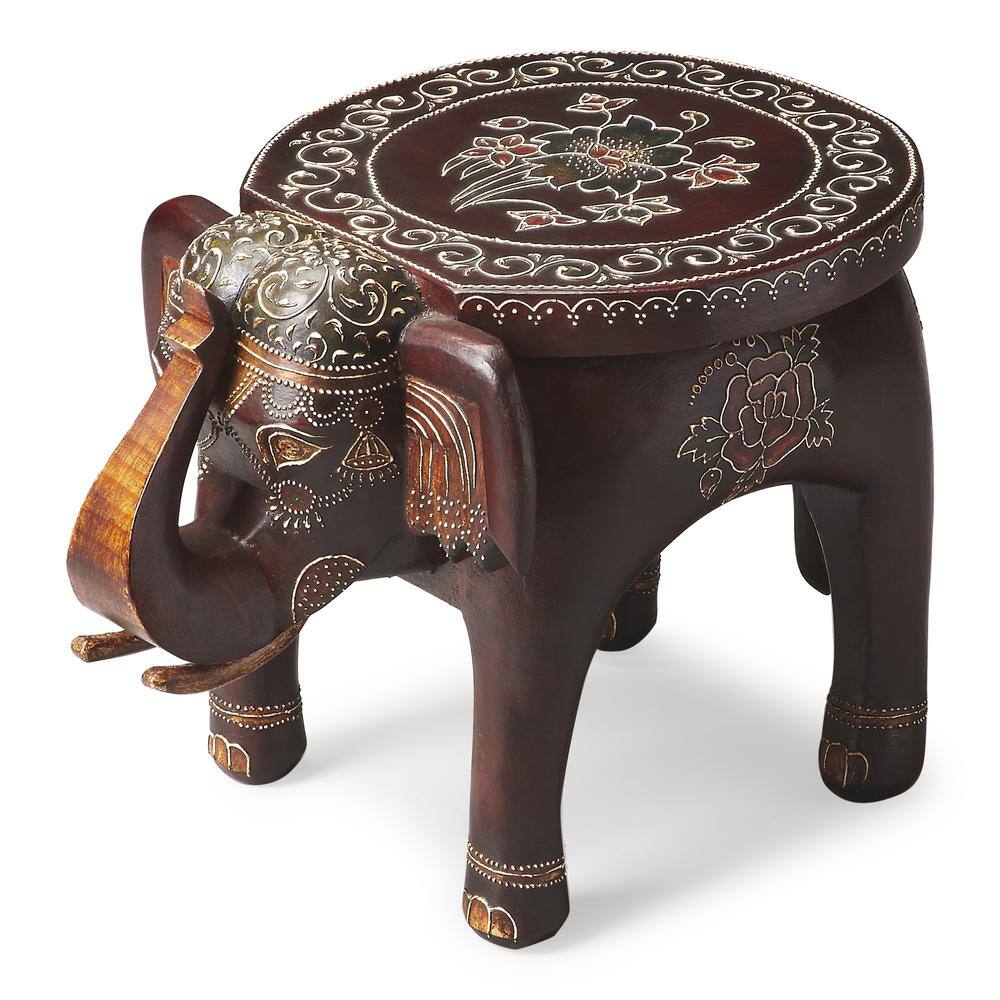 Left. Butler Specialty - Botswana Hand Painted Side Table - Assorted.