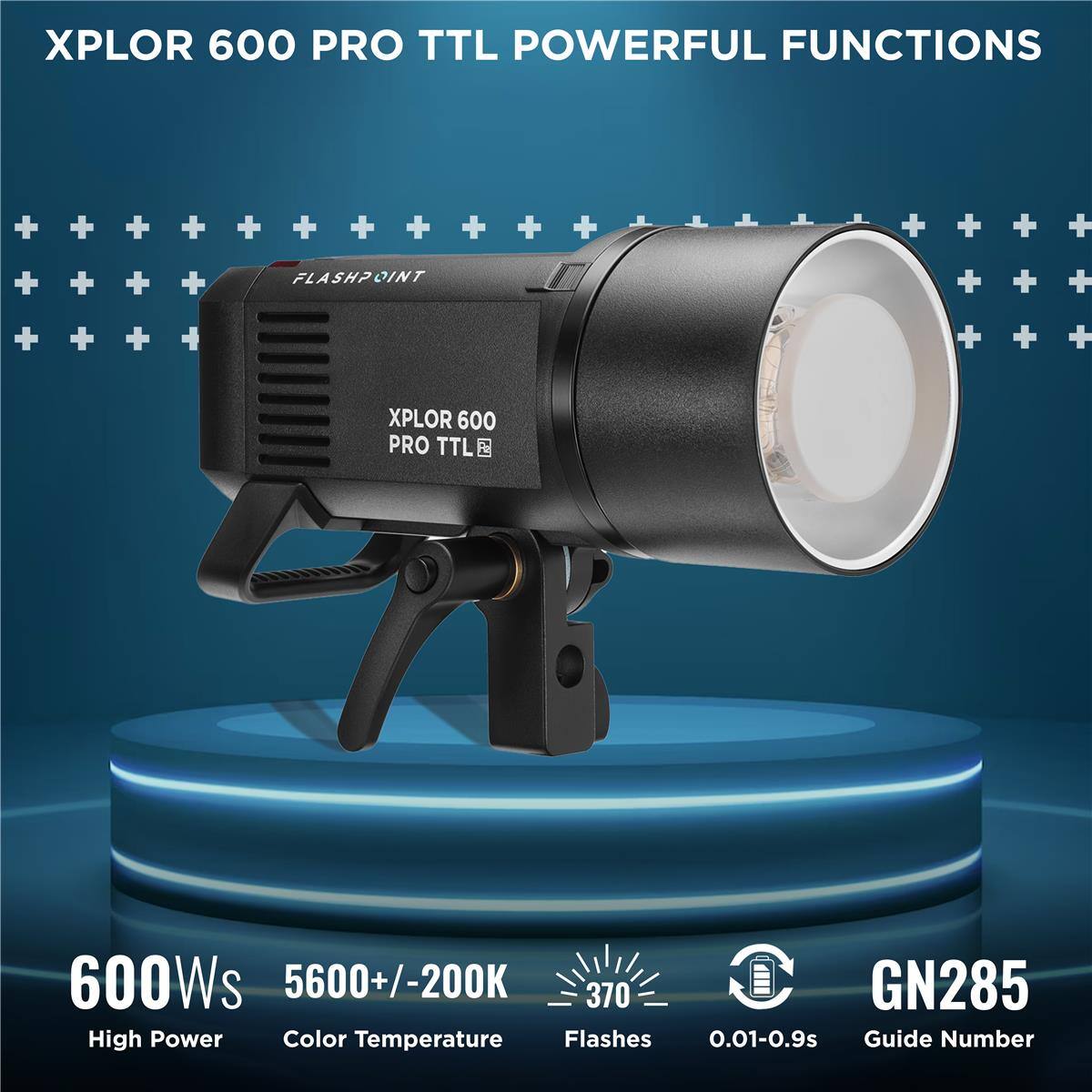 XPLOR 600 PRO TTL POWERFUL FUNCTIONS

FLASHPOINT

XPLOR 600 PRO TTL

600Ws
5600+/-200K
370 GN285

High Power
Color Temperature
Flashes
0.01-0.9s
Guide Number