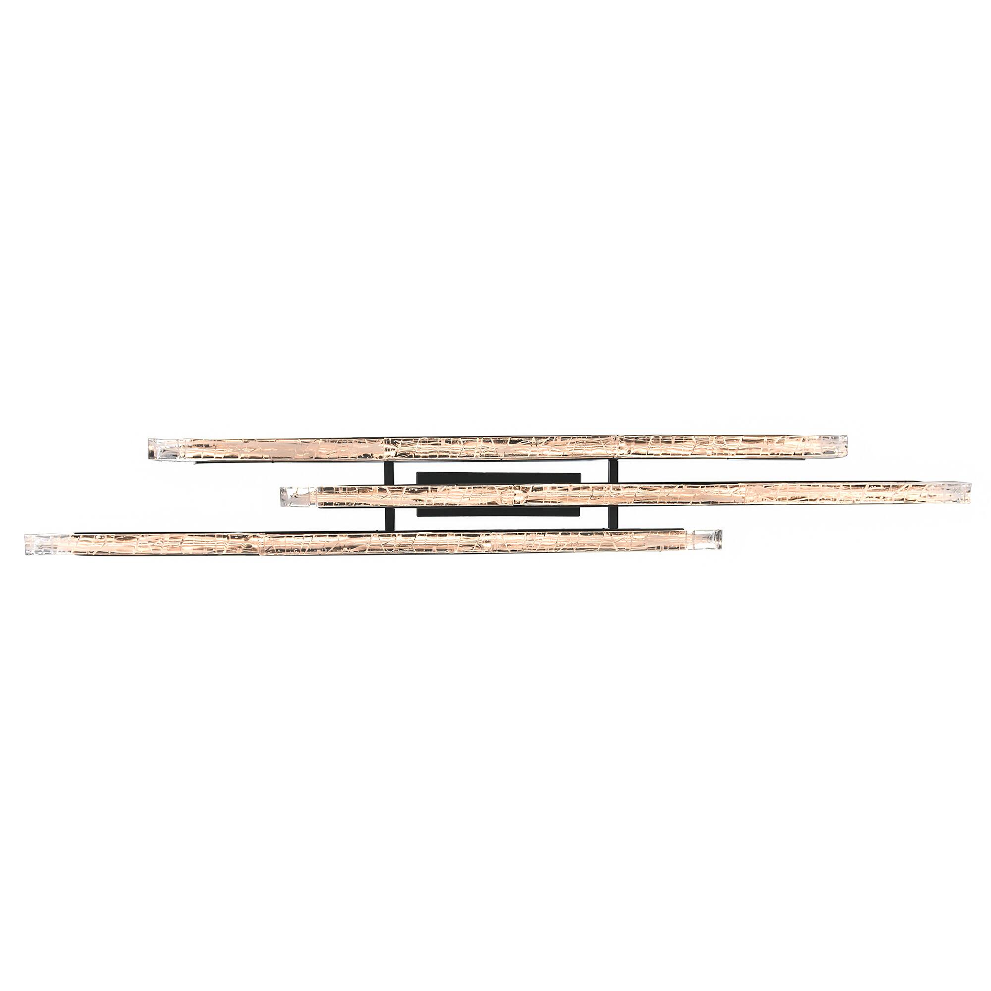 Back. CWI Lighting - Valira Integrated LED Black Chandelier - Black.