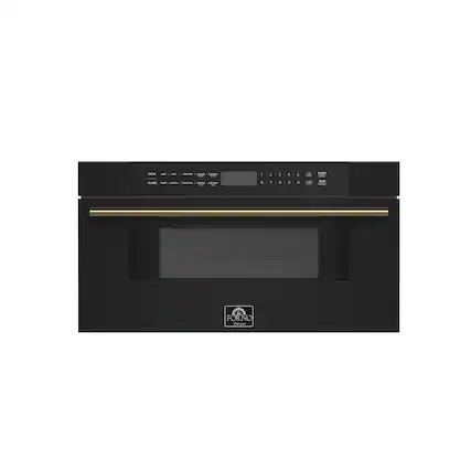 Forno Appliances - Capoliveri 1.2 cu. ft. Bulit-In Microwave Drawer with Sensor Cooking and Angled Touch Controls - Black