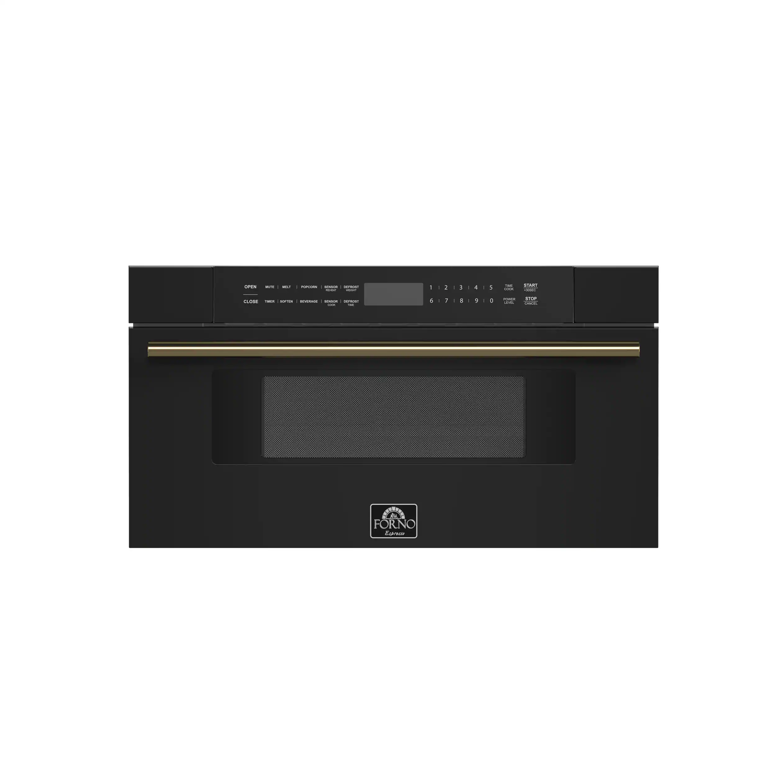 Forno Appliances - Capoliveri 1.2 cu. ft. Bulit-In Microwave Drawer with Sensor Cooking and Angled Touch Controls - Black