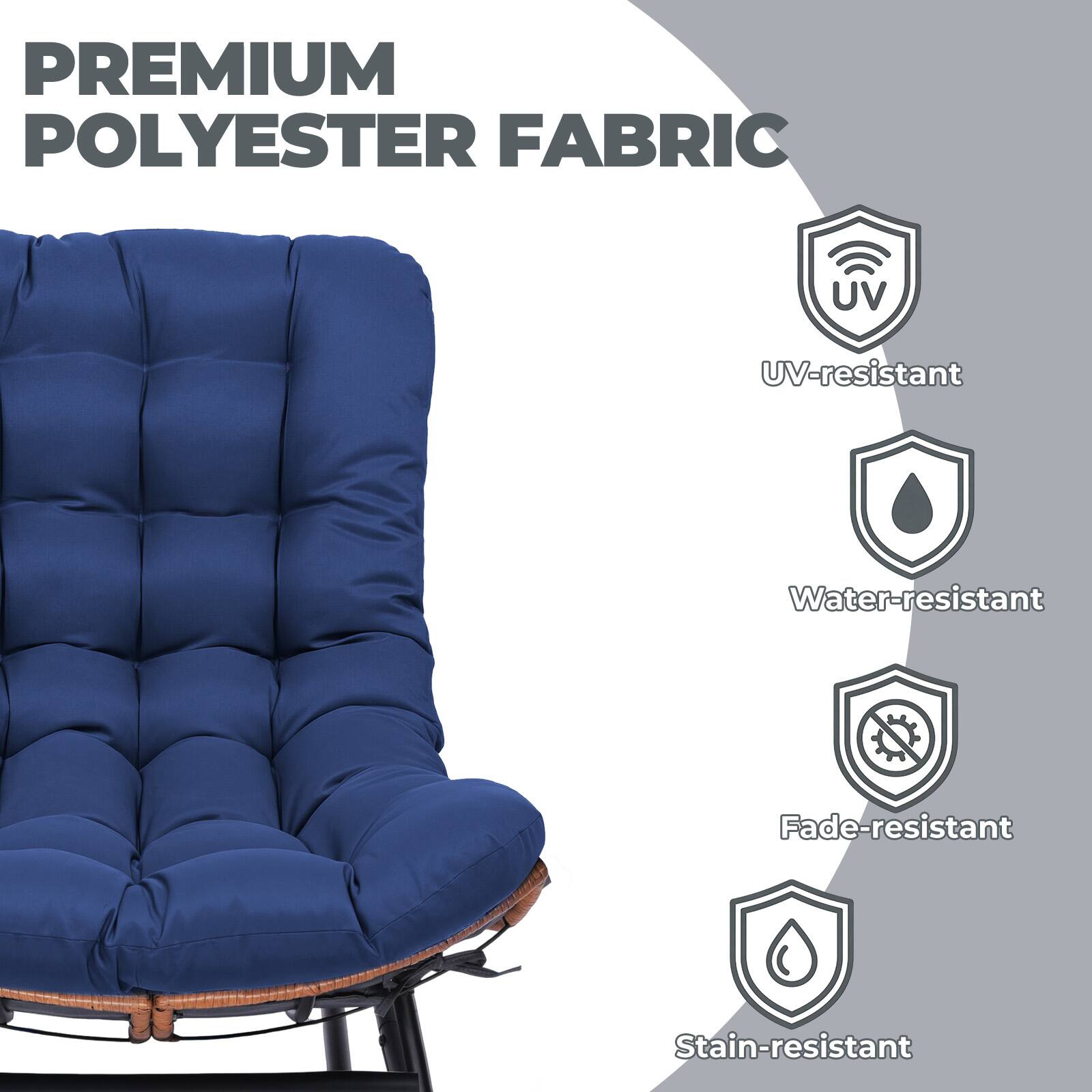 PREMIUM POLYESTER FABRIC

- UV-resistant
- Water-resistant
- Fade-resistant
- Stain-resistant