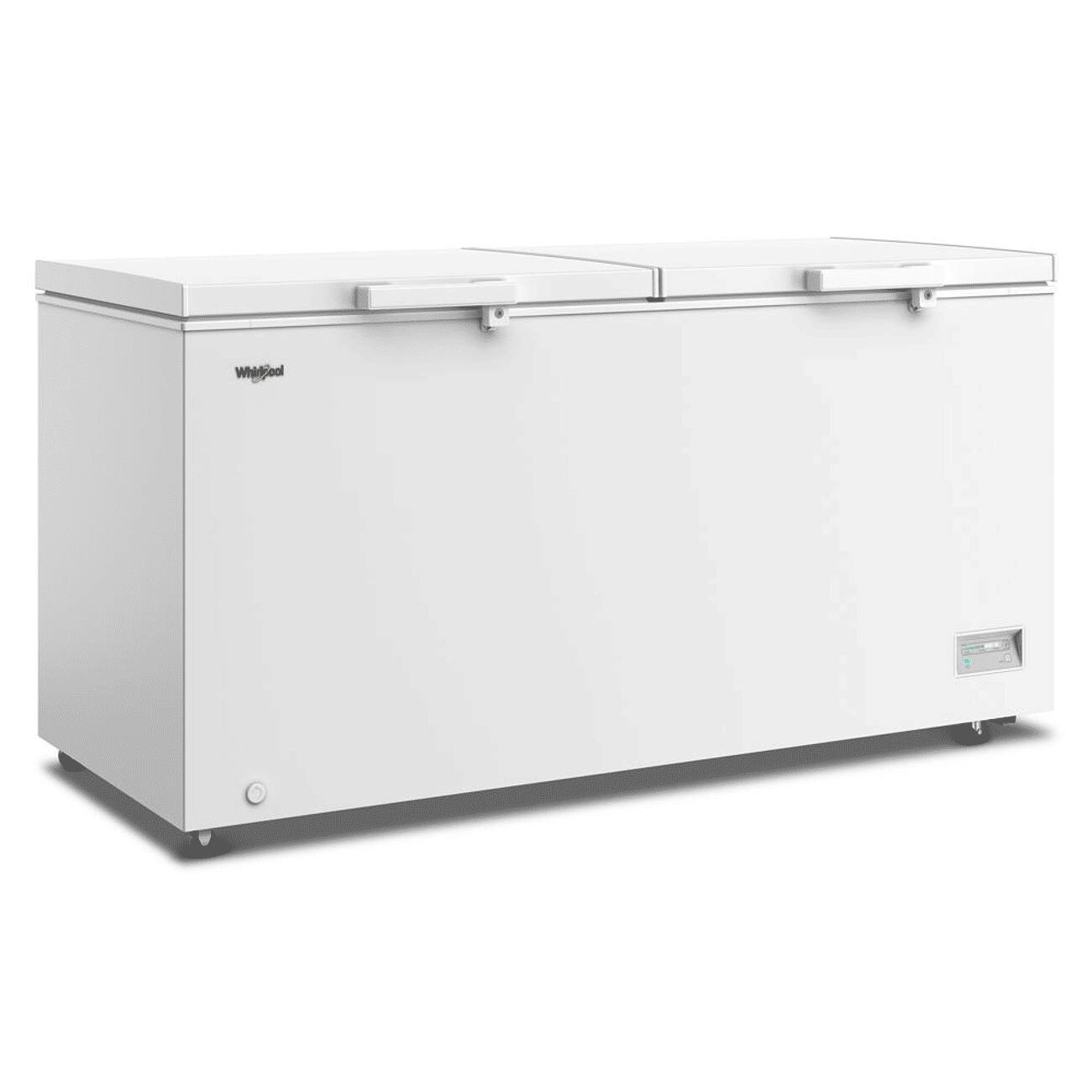 Angle. Whirlpool - Whirlpool 19 cu. ft. Convertible Freezer-to-Fridge Chest Freezer with 4 Storage Baskets - White.