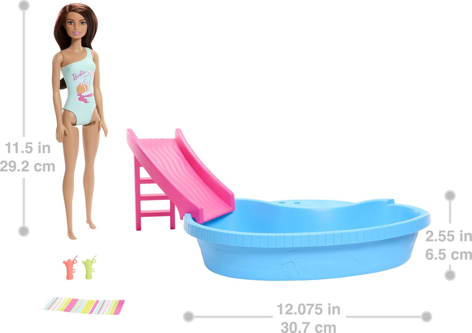 Barbie 11.5 in 29.2 cm  
2.55 in 6.5 cm  
12.075 in 30.7 cm