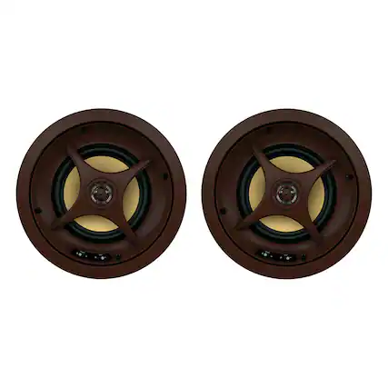Front. Proficient Audio - 6.5" 150-Watt Signature C695s 2-Way In-Ceiling Speaker Pair, Aramid Fiber Woofer, Pivoting Aluminum Dome Tweeter, 8 Ohms - White.