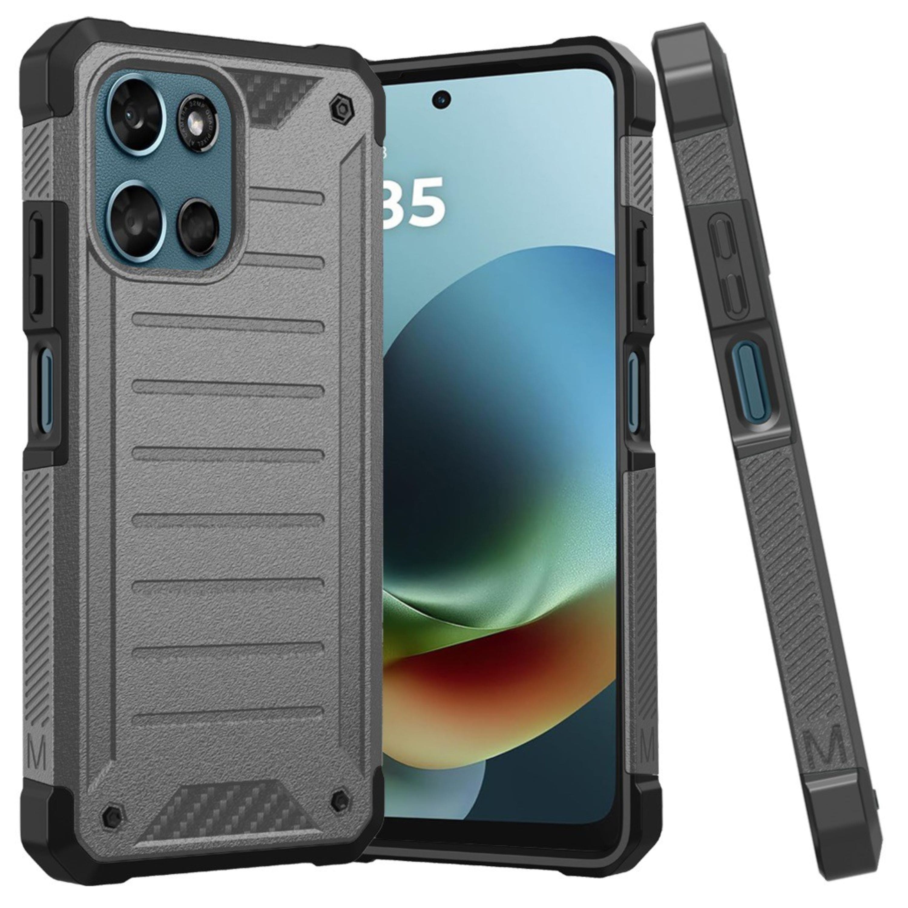Kitcheniva - Protective Hybrid Case With Tempered Glass For Moto G 2025/2026 / G Play 2026 Charcoal Grey - Gray price history on PriceWatchPro