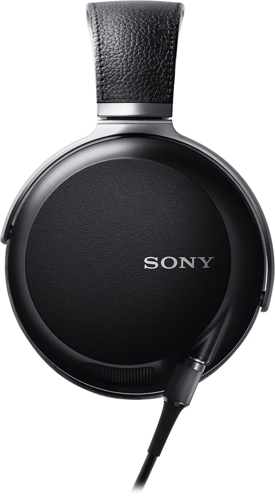 Best Buy: Sony Wired Over-the-Ear Hi-Res Headphones Black MDRZ7