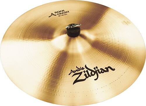 Front Standard. Zildjian - 18" A Rock Crash Cymbals.