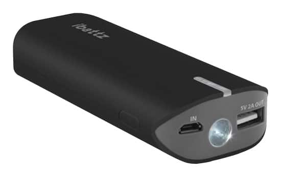 Front. iBattz - Battstation Power Bank Portable Battery Charger - Black.