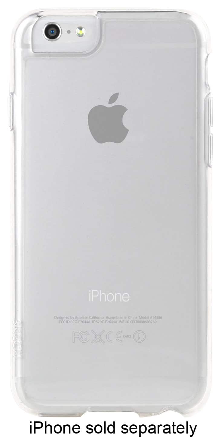 Front. Skech - Crystal Case for Apple® iPhone® 6 - Clear.