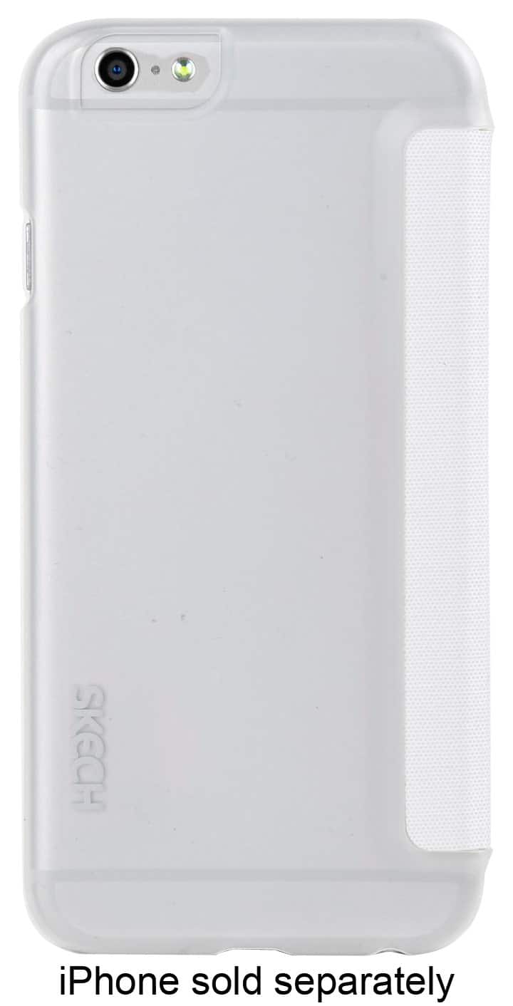 Front. Skech - Slim View Carrying Case for Apple® iPhone® 6 - White.
