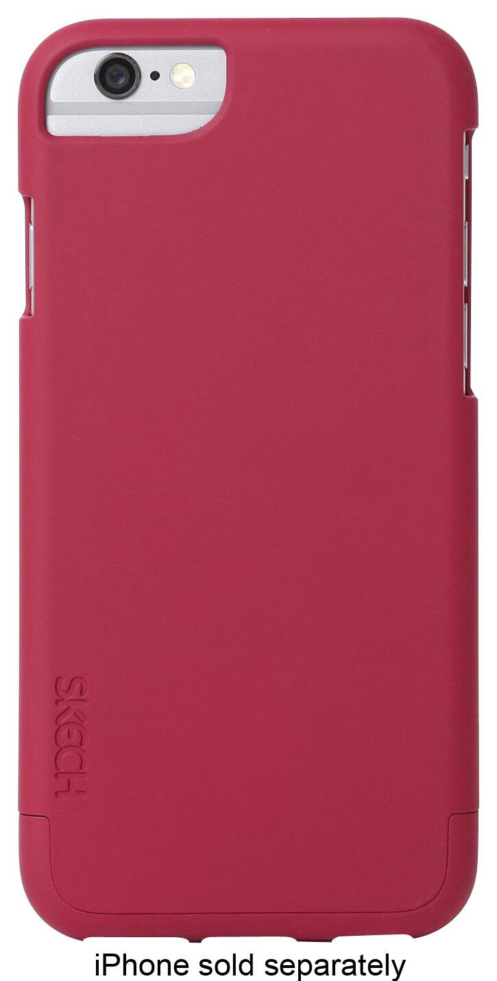 Skech - Hard Rubber Case for Apple® iPhone® 6 - Pink - Larger Front