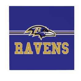 Evergreen Enterprises - Baltimore Ravens 12" x 12" Wood Wall Sign - Multicolor