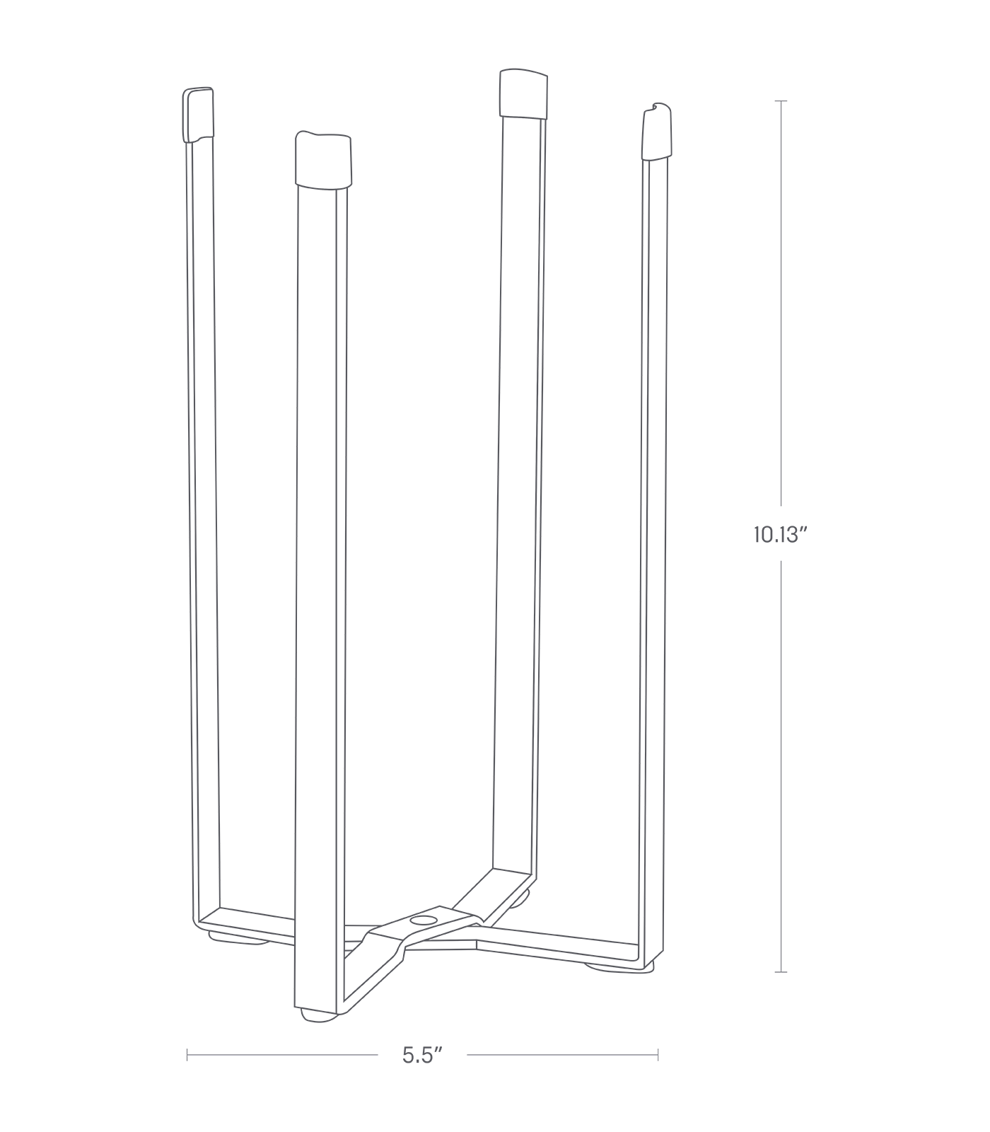 Alt View 1. Yamazaki Home - Collapsible Bottle Dryer.