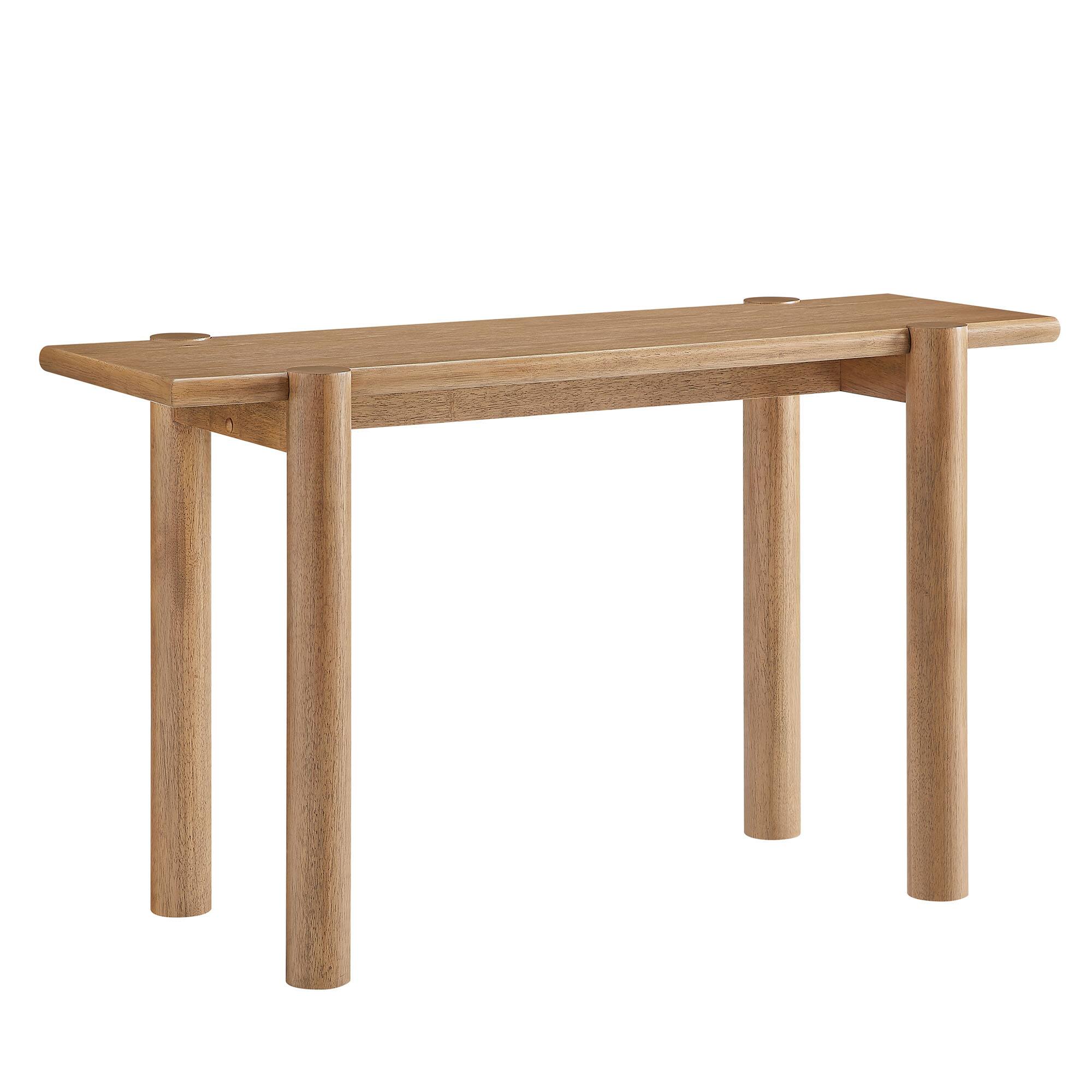 Angle. Modway - Taschen Console Table by Modway - Weathered Oak.