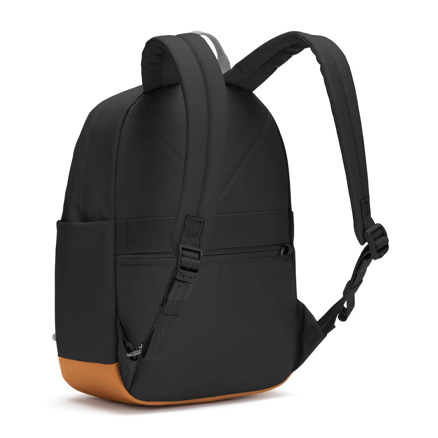 Back. Pacsafe - Pacsafe GO 15L Anti Theft Backpack (Jet Black, 15 Litre) - Jet Black.