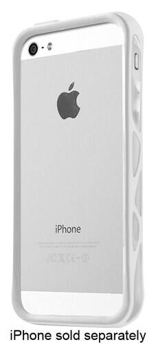 Front. ITSKINS - Venum 2.0 Bumper Case for Apple® iPhone® 5 and 5s - White.