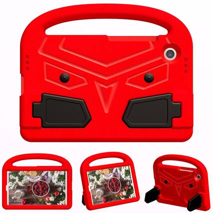 Front. UUCOVER - Kids Case for Samsung Galaxy Tab A11 8.7-inch 2025 (SM-X130/X133/X135),Shockproof EVA Case Handle Kickstand Cover - Red.