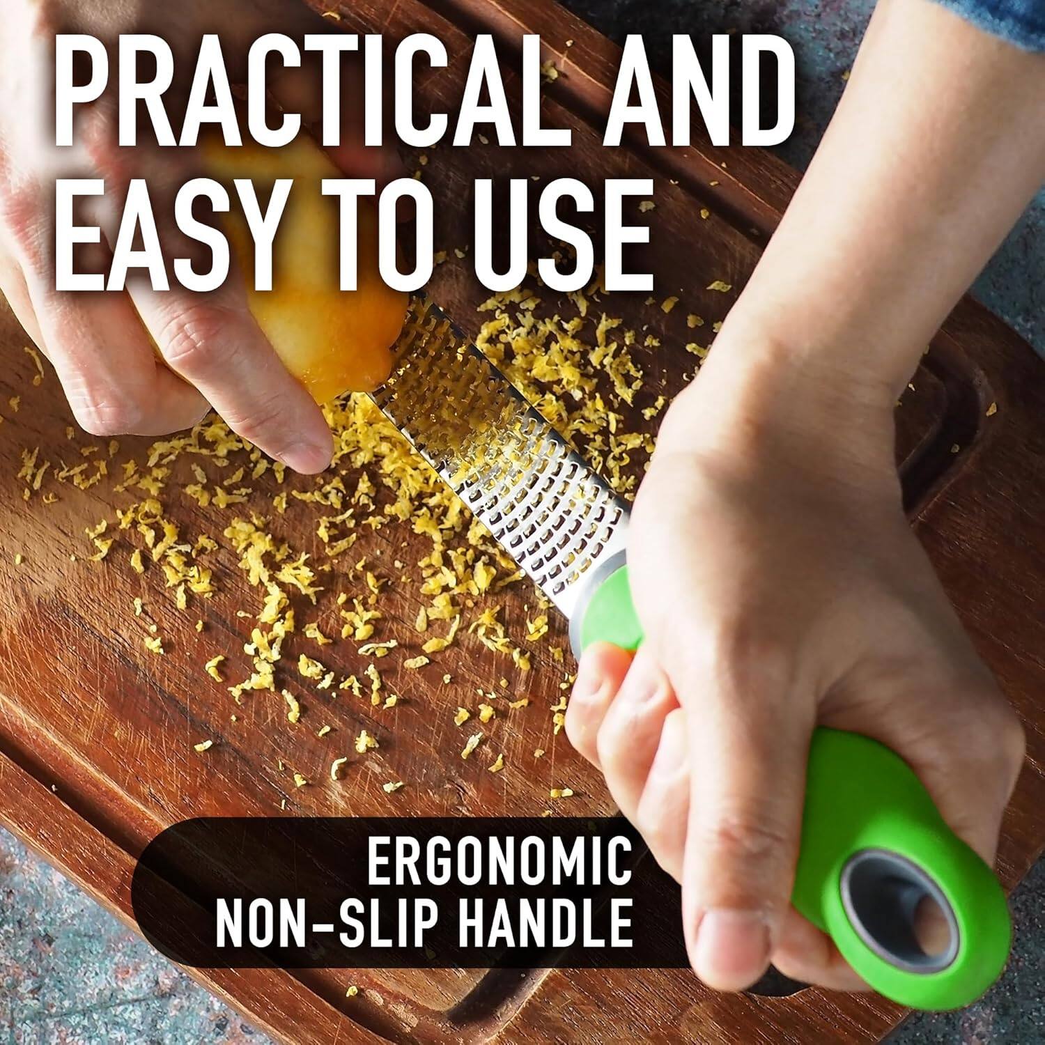 PRACTICAL AND EASY TO USE  
ERGONOMIC NON-SLIP HANDLE