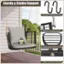 Sturdy & Stable Support: Strong S-shaped Hooks, Robust Hanging Ropes, 400 LBS Heavy-duty Metal Frame, Tight Screw Connection.