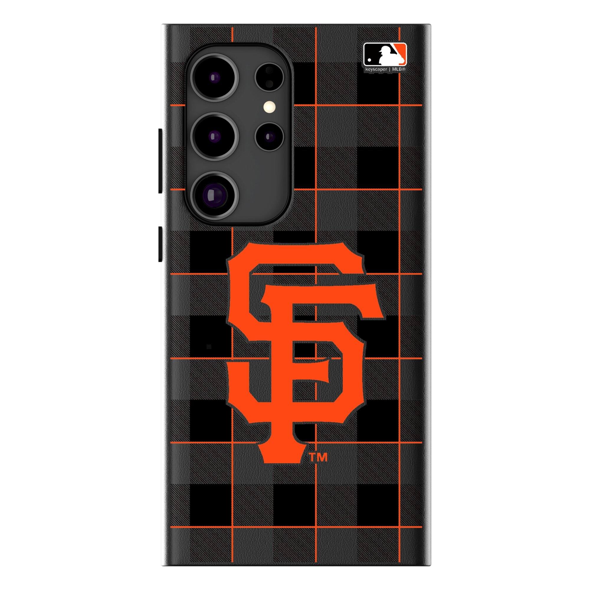 Keyscaper - MLB - San Francisco Giants Plaid Galaxy Magnetic Bump Case - S25 - Black price history on PriceWatchPro
