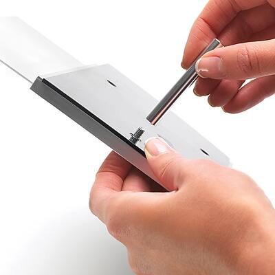 Alt View 5. Deflecto - Superior Image Horizontal Nameplate Holder, Desktop/Wall Plastic - Silver/Black.