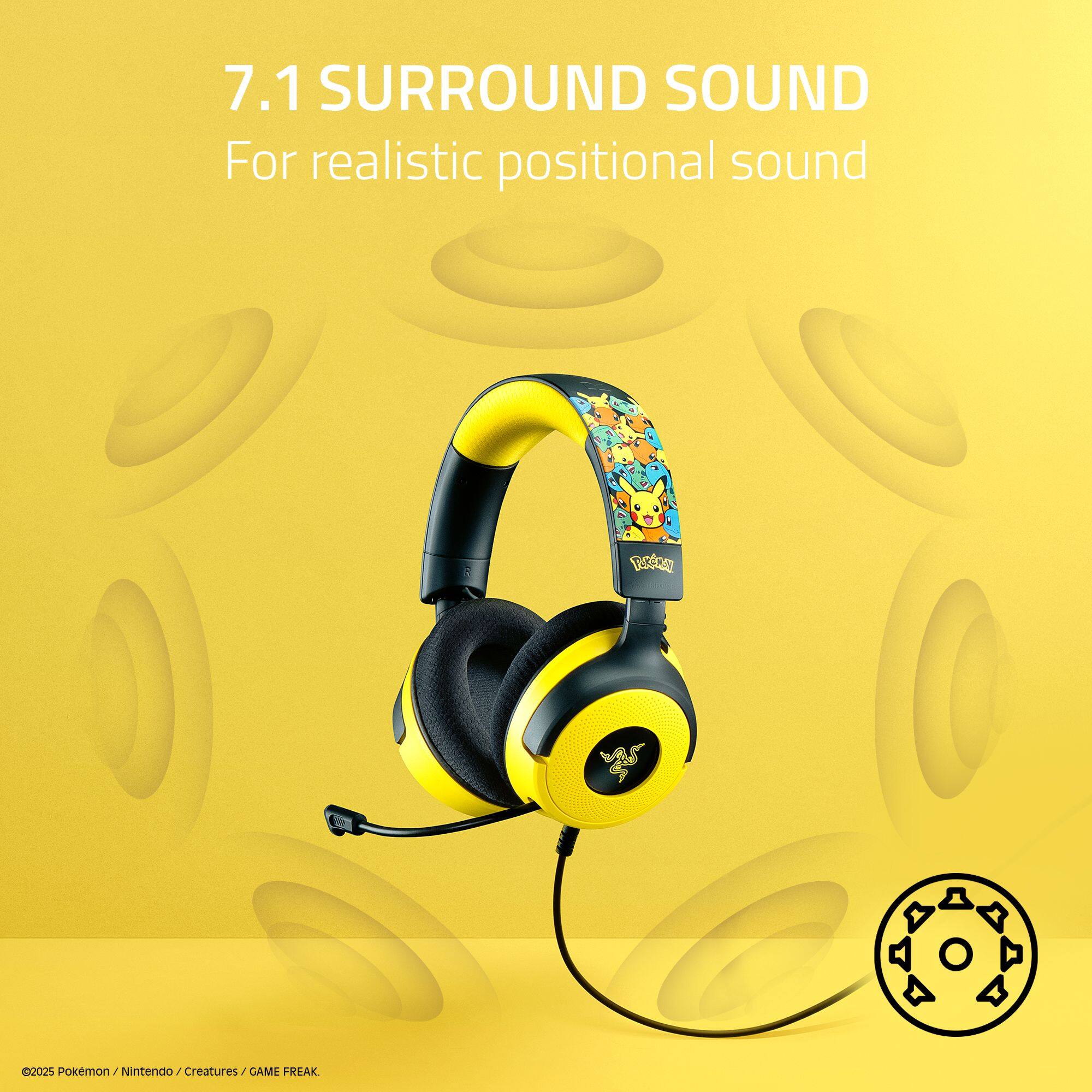 7.1 SURROUND SOUND For realistic positional sound
©2025 Pokemon / Nintendo / Creatures / GAME FREAK.