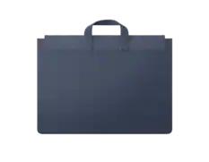 Front. Lenovo - Lenovo Yoga 16-Inch Tote Sleeve (Cosmic Blue) - Cosmic Blue.
