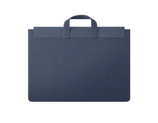Front. Lenovo - Lenovo Yoga 16-Inch Tote Sleeve (Cosmic Blue) - Cosmic Blue.