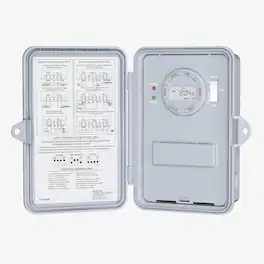 BN-LINK - Outdoor Digital Pool Pump Timer, 7-Day Programmable, 40A 2HP, 120-277V, for Pump & Heater