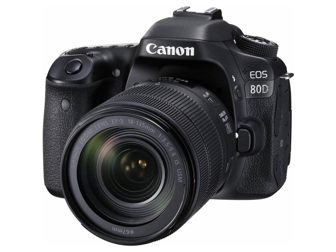 Canon EOS 80D DSLR Camera with 18 135mm Lens (1263C006) Starter