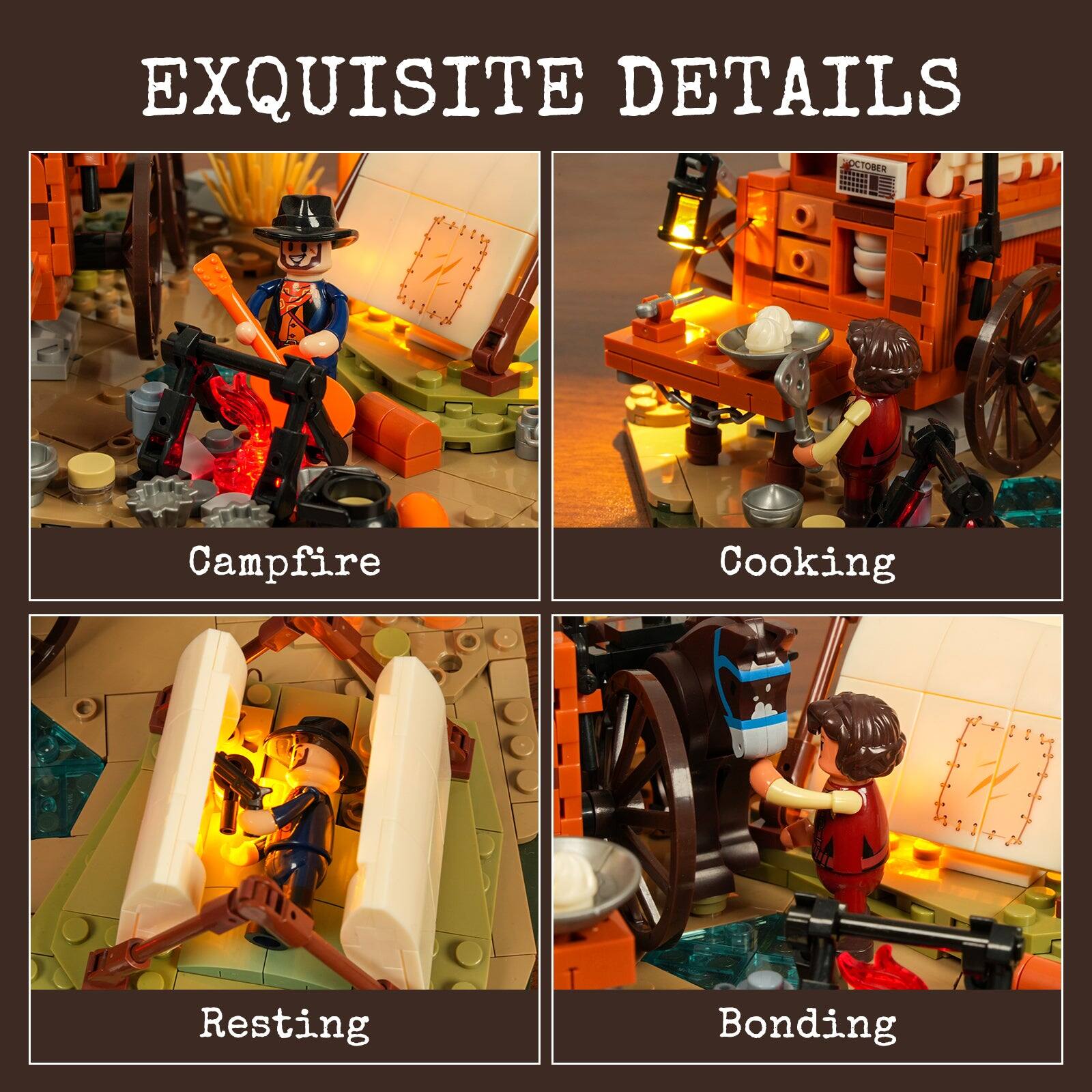 EXQUISITE DETAILS

1. Campfire
2. Cooking
3. Resting
4. Bonding