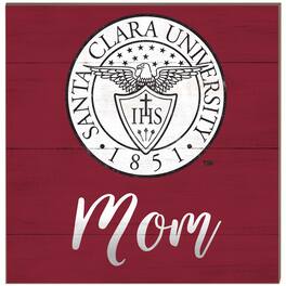 Jardine - Santa Clara Broncos 10'' x 10'' Mom Plaque - Maroon
