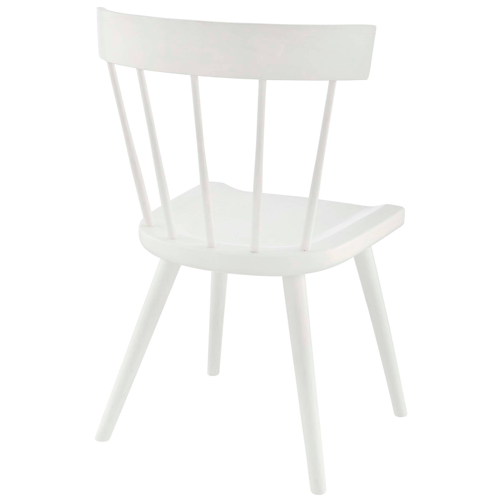 Alt View 4. Modway - Sutter Wood Dining Side Chair Set of 2 by Modway - White.