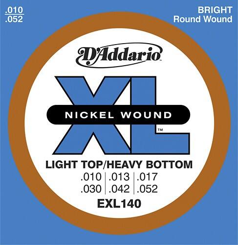 Front Standard. D'Addario - XL Nickel Wound Nickel-Plated Steel Guitar Strings.