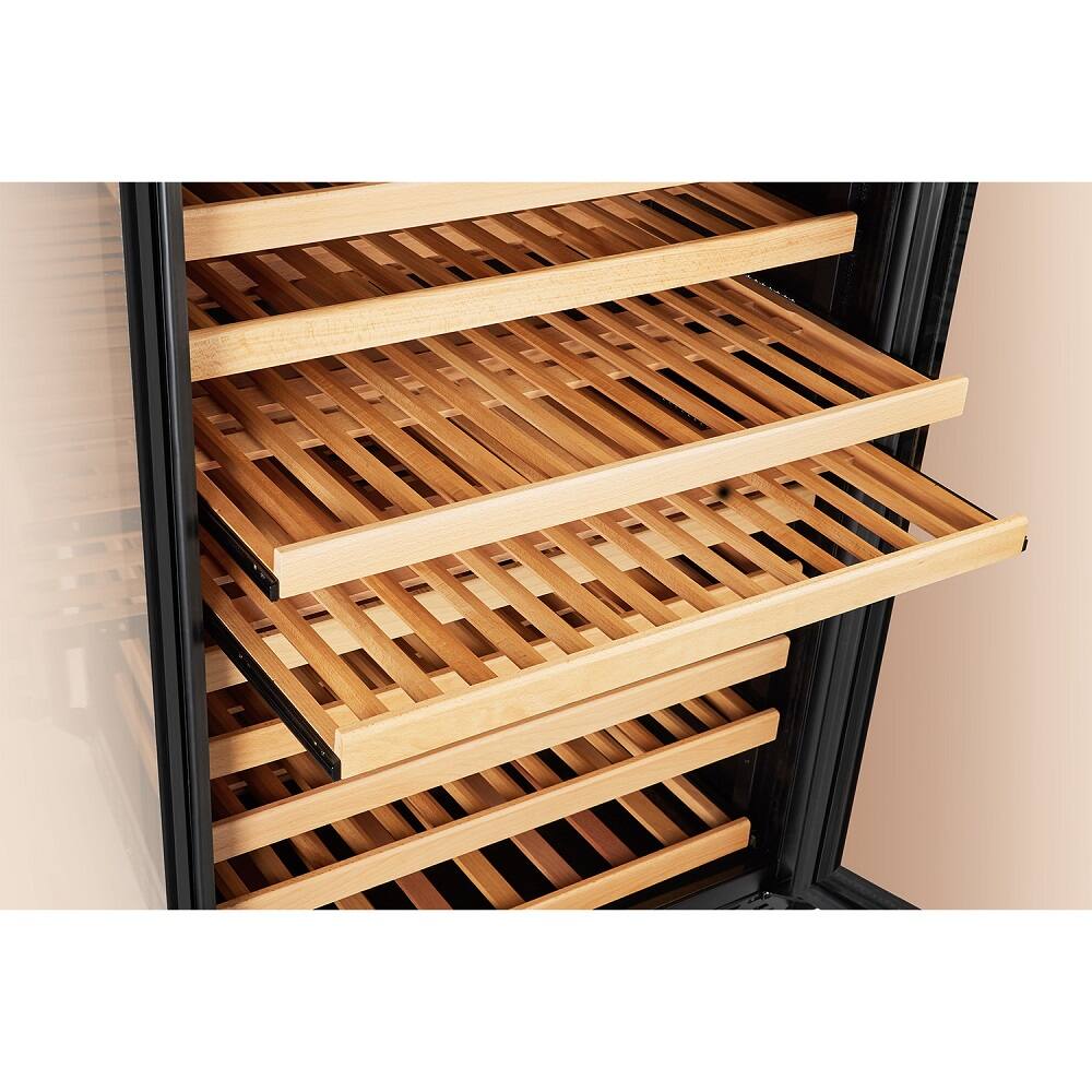 Alt View 16. LanboPro - Freestanding 32 Inch 257 Bottle Single Zone Wine Cooler with Huge Capacity and Smart Touch Control - Black.