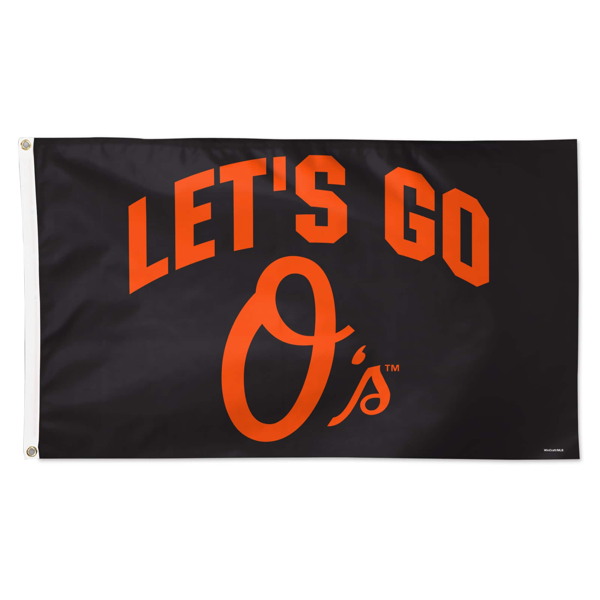 WinCraft - Baltimore Orioles 3' x 5' Single-Sided Deluxe Team Slogan Flag - Multicolor