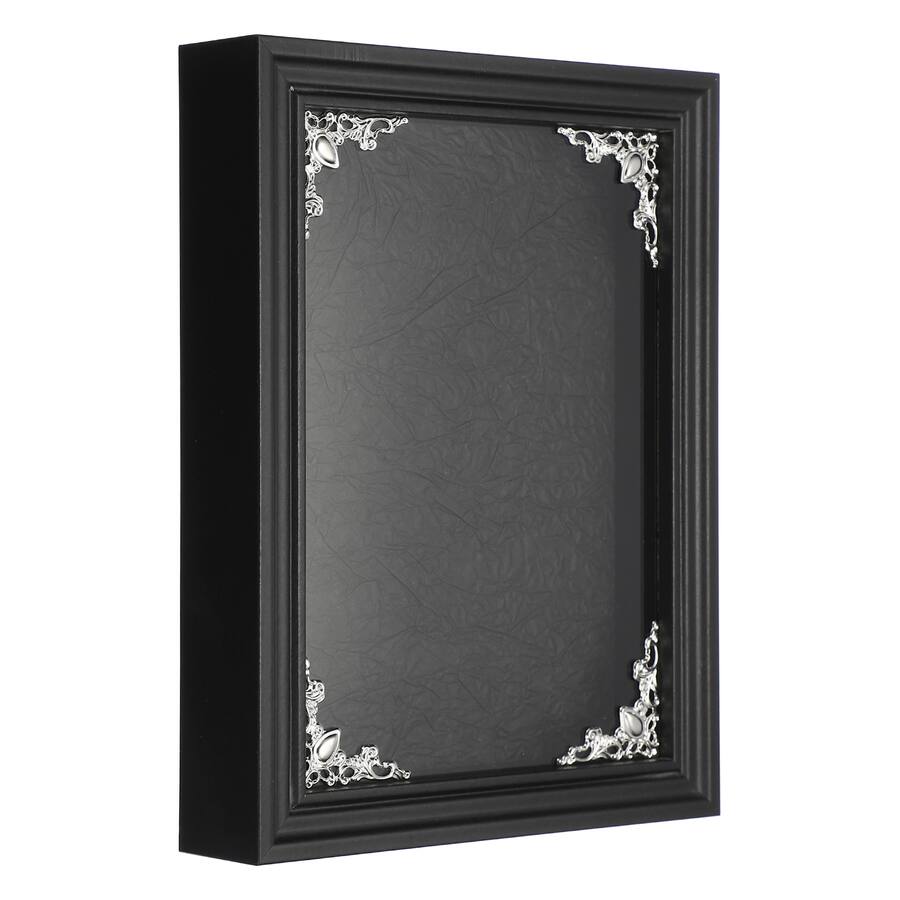Unique Bargains Shadow Box Frame, 7.8x5.9 Inch Wooden Display Case with ...