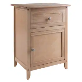 Winsome Wood - Eugene Accent Table, Nightstand - Natural