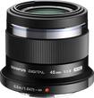Olympus - M.Zuiko 45mm f/1.8 Portrait Lens for Most Micro Four Thirds Cameras - Black - Larger Front
