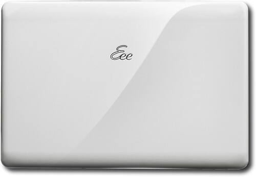 Front Standard. Asus - Eee PC Netbook with Intel® Atom™ Processor - White.