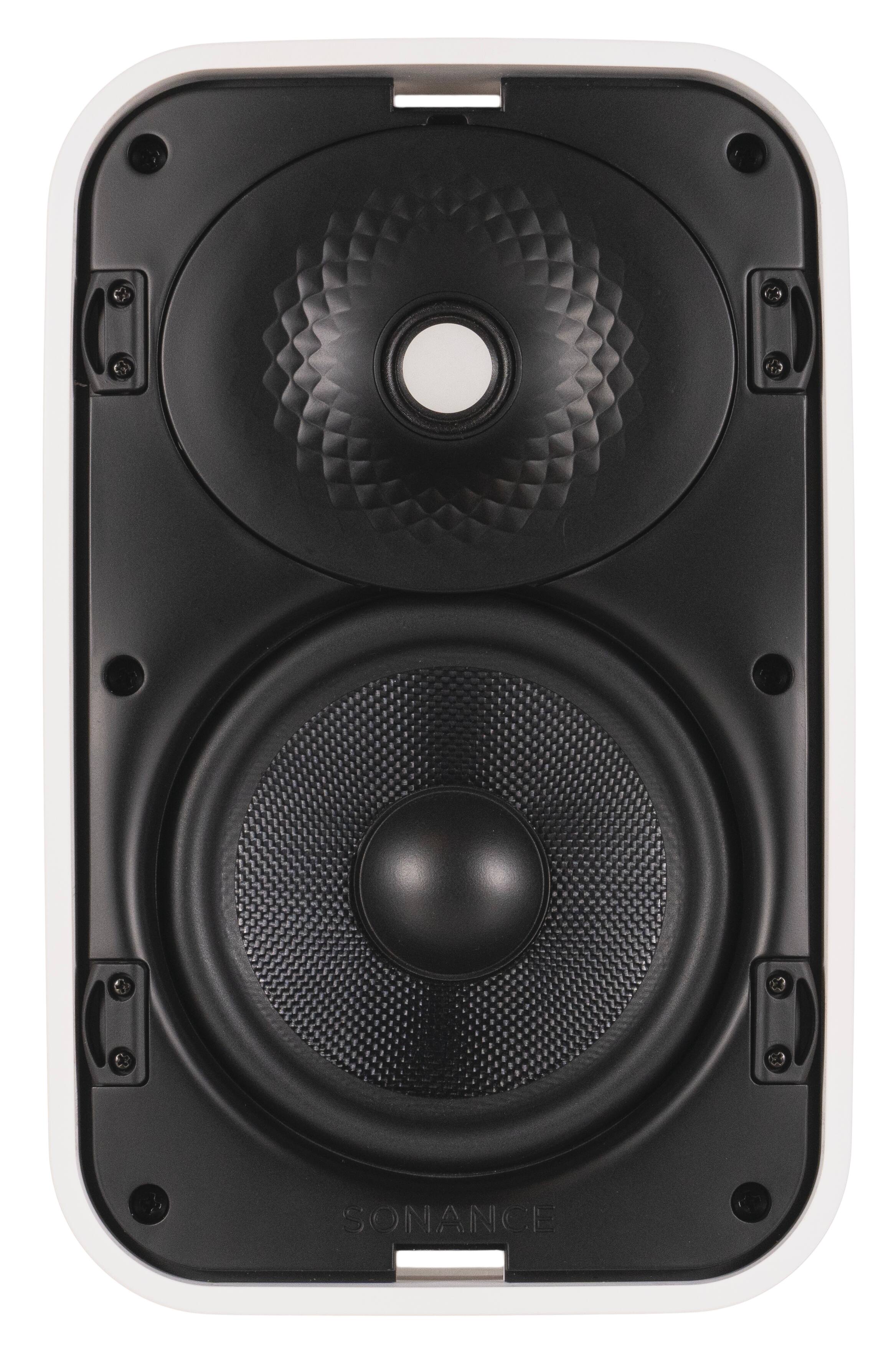 Left. Sonance - MX56 - Mariner MX Series 5-1/4" 2-Way Outdoor Surface Mount Speakers (Pair) - Paintable White.
