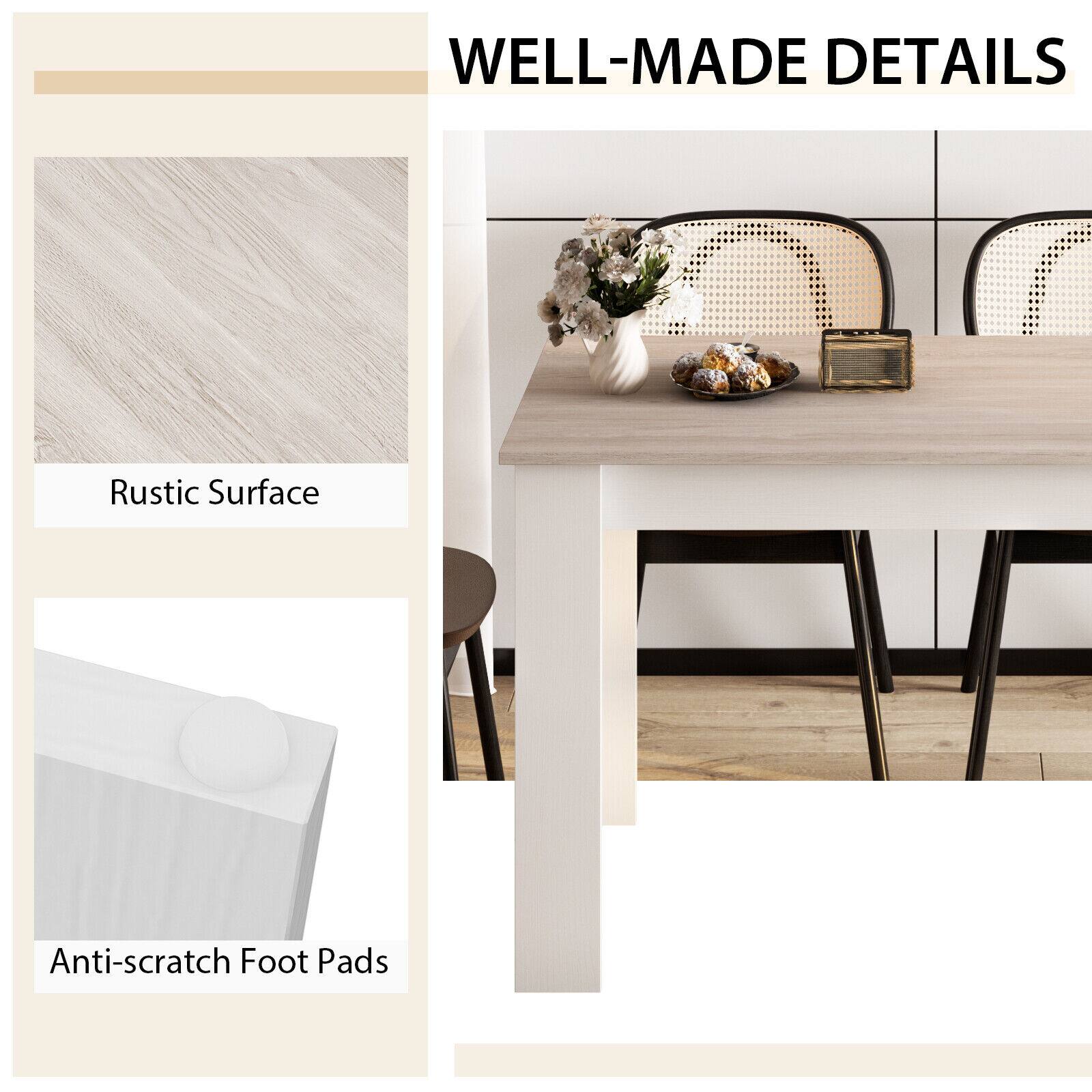 WELL-MADE DETAILS
Rustic Surface
Anti-scratch Foot Pads