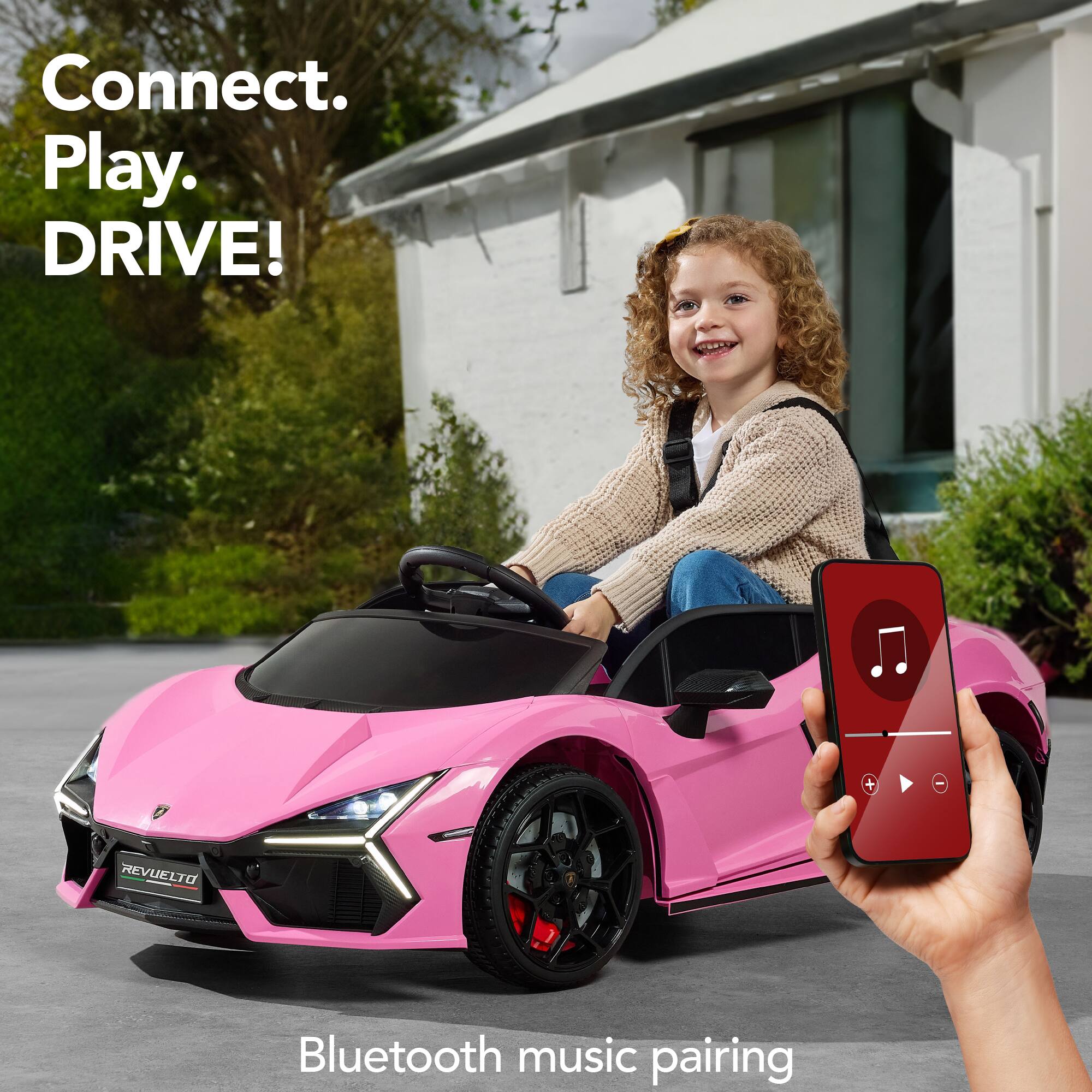Connect. Play. DRIVE!  
Bluetooth music pairing