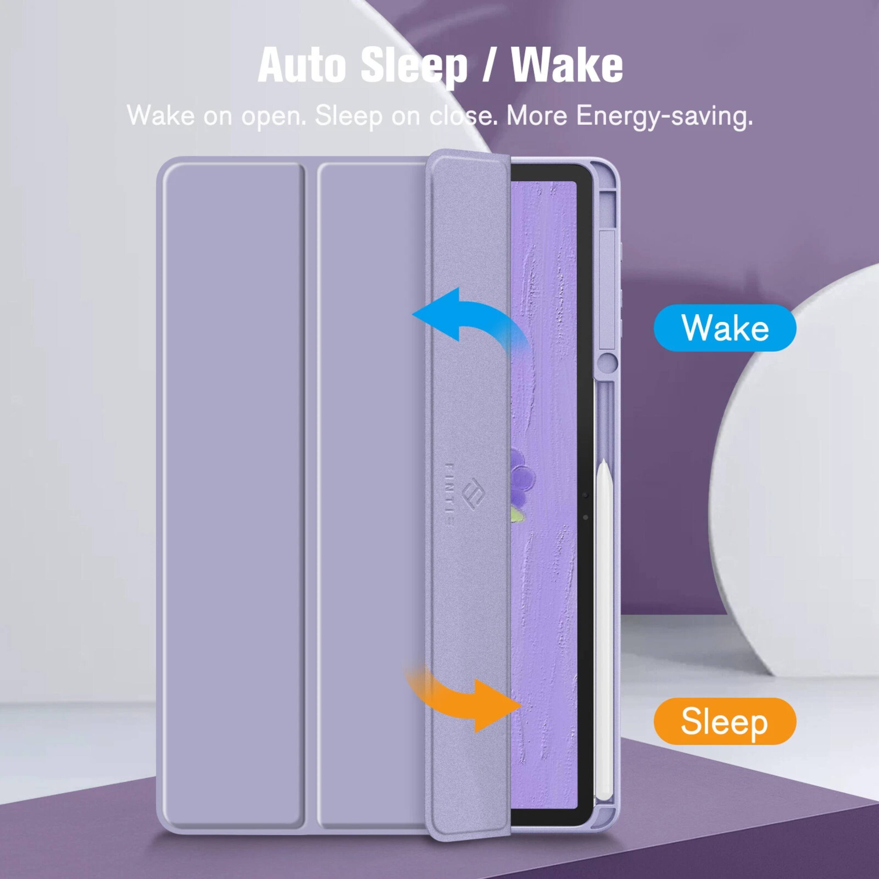 Auto Sleep / Wake  
Wake on open. Sleep on close. More Energy-saving.